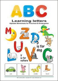 Alphabet Worksheets for Preschool and Kindergarten