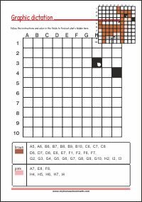 Hidden Picture - spatial orientation Worksheet