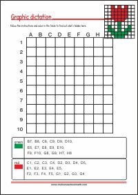 Hidden Picture - spatial orientation Worksheet