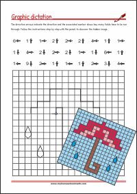 Hidden Picture - spatial orientation Worksheet