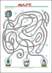Free Printable Maze for Kids- Find your way through...