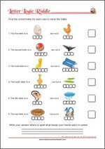 Prereading activities for children - Printable Worksheets 