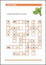 Math Riddle - Addition up to 20