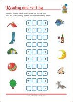 Reading and writing - Printable Worksheets 